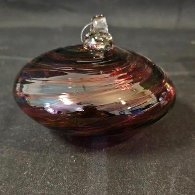 Blown Glass Ornaments & Waterford Bowl (L-JS)