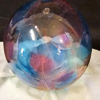 Blown Glass Ornaments & Waterford Bowl (L-JS)