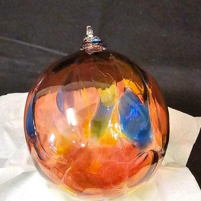 Blown Glass Ornaments & Waterford Bowl (L-JS)