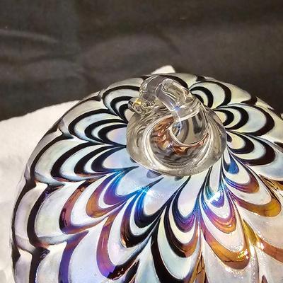 Blown Glass Ornaments & Waterford Bowl (L-JS)