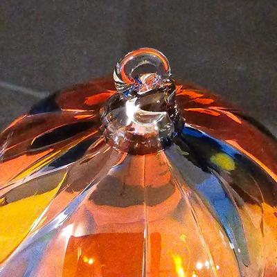 Blown Glass Ornaments & Waterford Bowl (L-JS)
