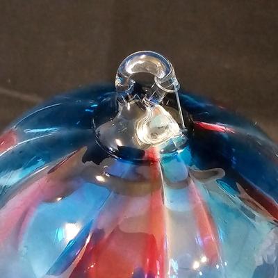 Blown Glass Ornaments & Waterford Bowl (L-JS)