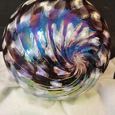 Blown Glass Ornaments & Waterford Bowl (L-JS)