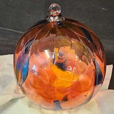 Blown Glass Ornaments & Waterford Bowl (L-JS)