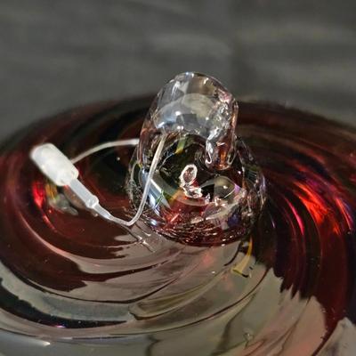 Blown Glass Ornaments & Waterford Bowl (L-JS)