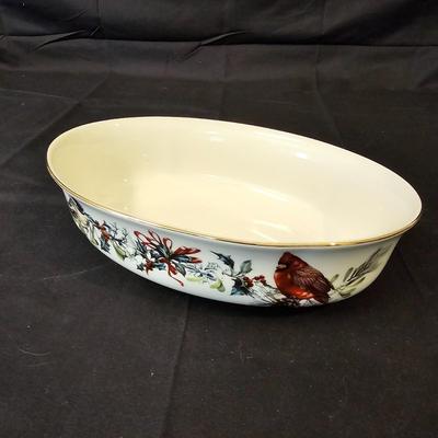 Lenox 'Winter Greetings' China & Serving Dishes (L-JS)