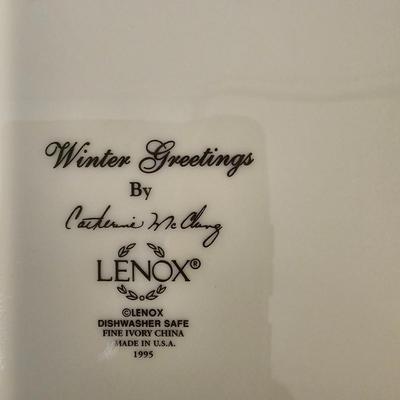Lenox 'Winter Greetings' China & Serving Dishes (L-JS)