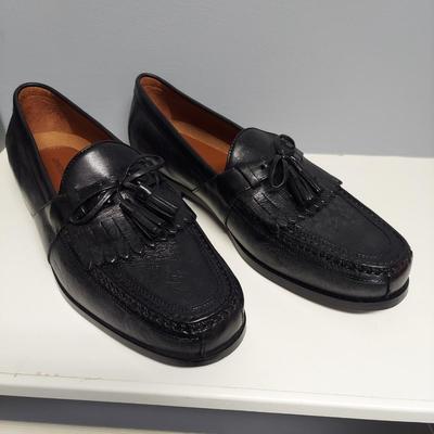 Three Pairs of Size 12 Leather Loafers by Bally and more (PC-BBL)