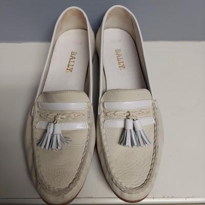 Three Pairs of Size 12 Leather Loafers by Bally and more (PC-BBL)