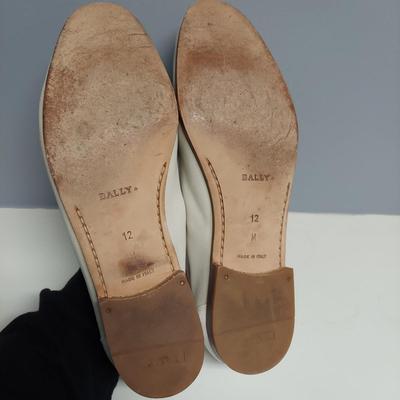 Three Pairs of Size 12 Leather Loafers by Bally and more (PC-BBL)