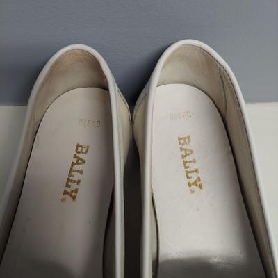 Three Pairs of Size 12 Leather Loafers by Bally and more (PC-BBL)