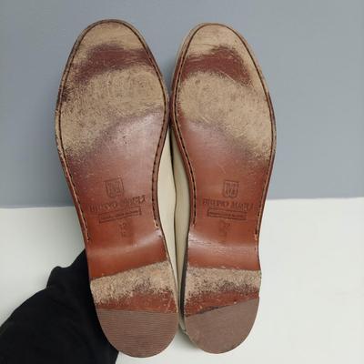 Three Pairs of Size 12 Leather Loafers by Bally and more (PC-BBL)
