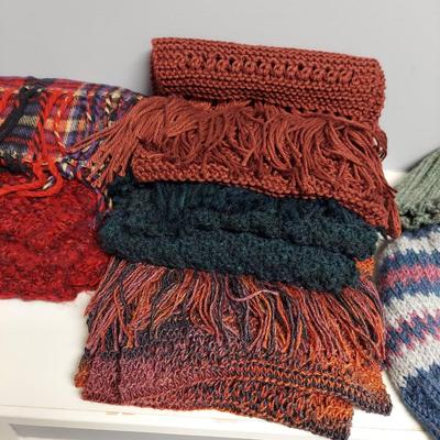 Hand Knit Scarves and Hats (PC-BBL)