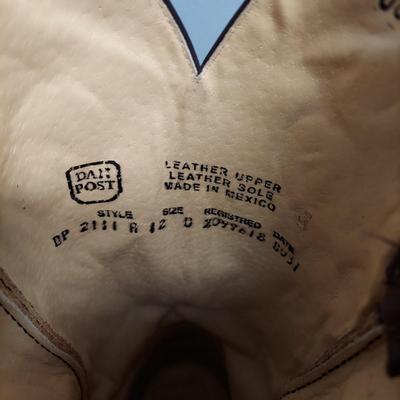 Size 12 Dan Post Cowboy Boots (PC-BBL)