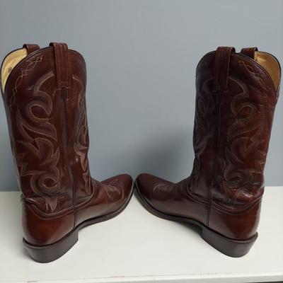 Size 12 Dan Post Cowboy Boots (PC-BBL)