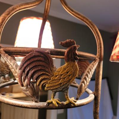 Rooster Chandelier (DR2-CE)