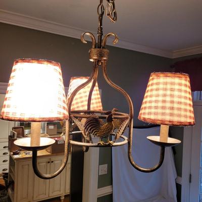 Rooster Chandelier (DR2-CE)