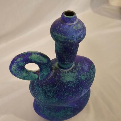 Set of Three Michael Sherrill Ceramic Bottles (L-JS)