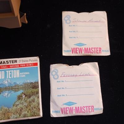 VINTAGE VIEW MASTER AND SLIDE DISCS