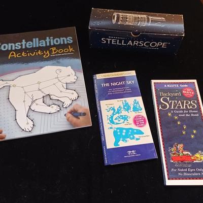 STELLARSCOPE AND BOOKS ON STARS