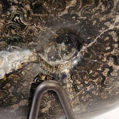 Large Ammonite Fossil w/Stand (L-JS)