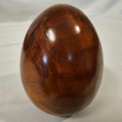 Redwood Burl & Turquoise Egg and More Wood Decor (L-JS)