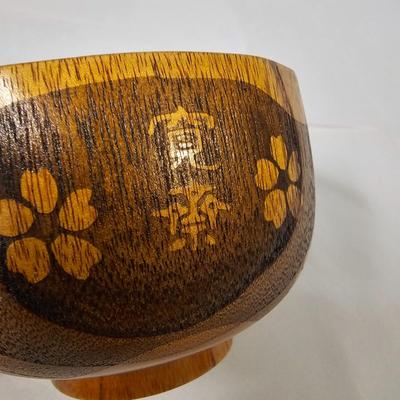 Redwood Burl & Turquoise Egg and More Wood Decor (L-JS)