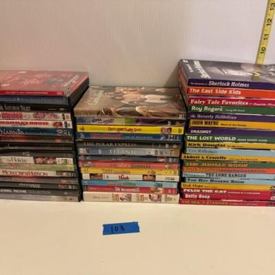 DVDs 45 PLUS DVDs SOME NEVER OPENED