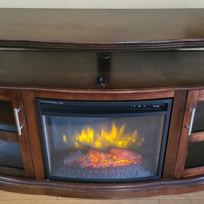 Remote Control Fireplace Cabinet