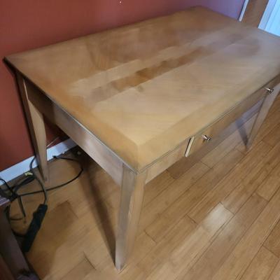 3 Wood Tables with Home Decor