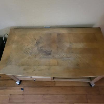 3 Wood Tables with Home Decor