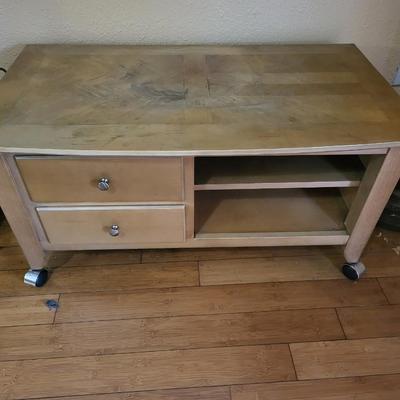 3 Wood Tables with Home Decor
