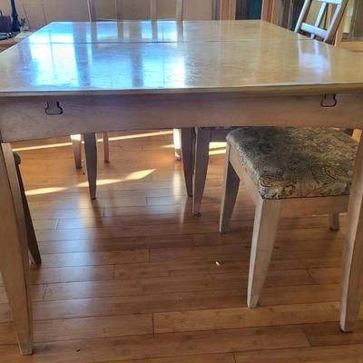 Dinning Table with 5 Chairs, including Bench Seat