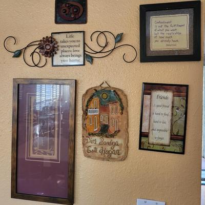 6 Pieces of Wall Decor