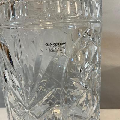 Imperial 24% lead crystal biscuit jar