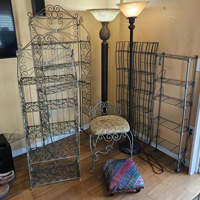 Metal Rack Lot