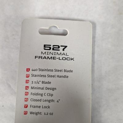 Bear Edge 527 Minimal Frame Lock Knife