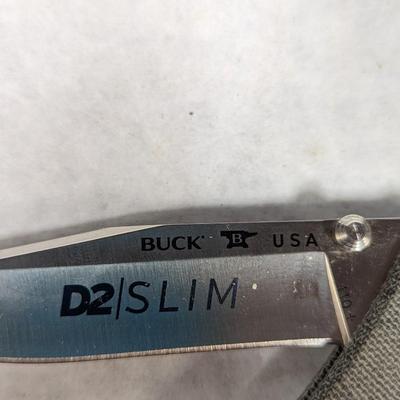 Buck D2/Slim Folding Pocket Knife
