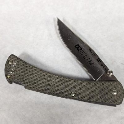 Buck D2/Slim Folding Pocket Knife