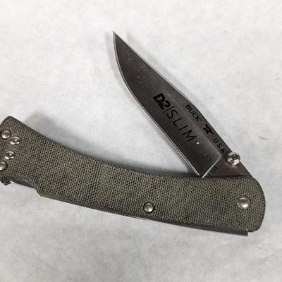 Buck D2/Slim Folding Pocket Knife