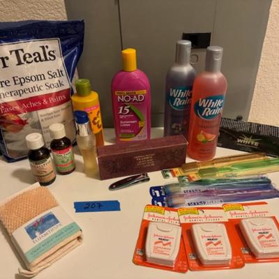 BATH PRODUCTS AND TEETH