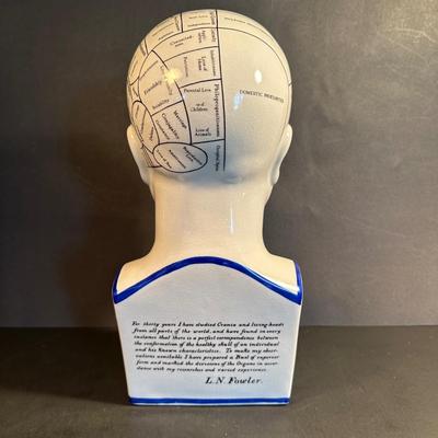 LOT 36: Phrenology Head, Anatomical Skull Model & More