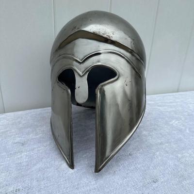LOT 48: Greek Corinthian Armor Helmet Replica & King Salomon Replica Sword