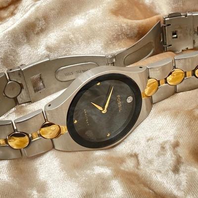 LOT 64: Pair of Fossil Arkitekt Watches (FS-2787 and FS-2843)