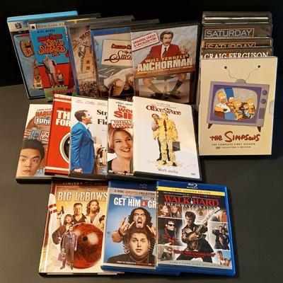 LOT 276: Comedy Collection- DVDs and Blu-Rays, Including Simpsons Season 1