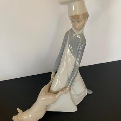 Lladro - Cook in Trouble Chef Pig
