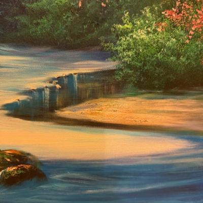 WATERFALL PAINTING