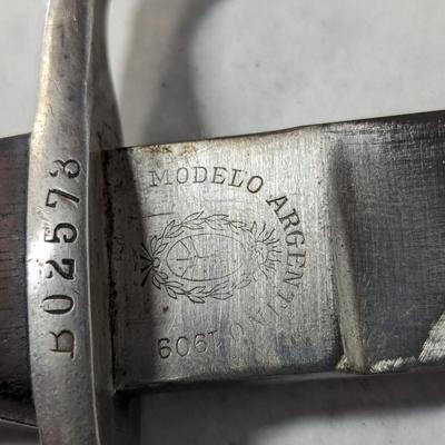 Bajonett Modelo Argentino 1909 Weyersberg Solingen Kirschbaum