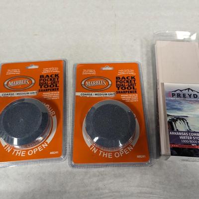 Marbles Back Pocket Tool Sharpener/Preyda Water Stone