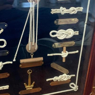 Nautical Deco - Knots / Maritime Devices Framed